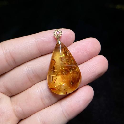 S925花珀吊坠 商品图0