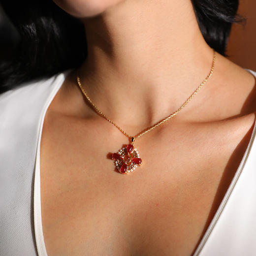 Rococo洛可可系列｜安娜公主粉色吊坠 商品图2