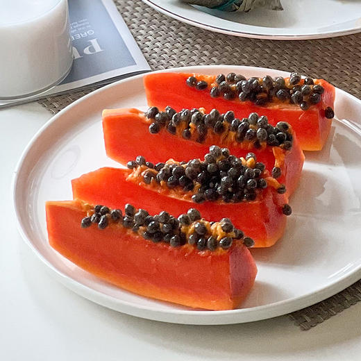 【爆款好评红心木瓜】树上熟无激素催熟 甜而多汁 不打膨大剂 商品图2