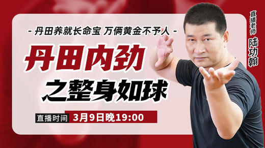 3月9日【丹田内劲之整身如球】 商品图0