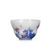 青花釉里红蝶恋花束腰杯 商品缩略图6