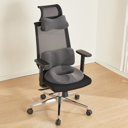 三角颈枕 针织灰色 商品图3