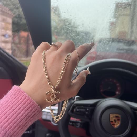 D049香N儿经典双C项链 商品图3