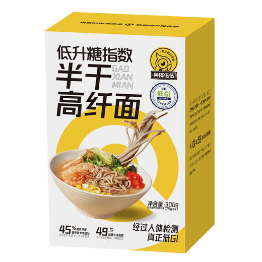 神探伍伍 低GI半干高纤面300g（满29包邮） 商品图7