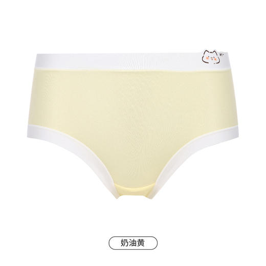 都市丽人功能系列生理裤内裤女锦泳女士内裤中腰平角内裤LK48A3 商品图6