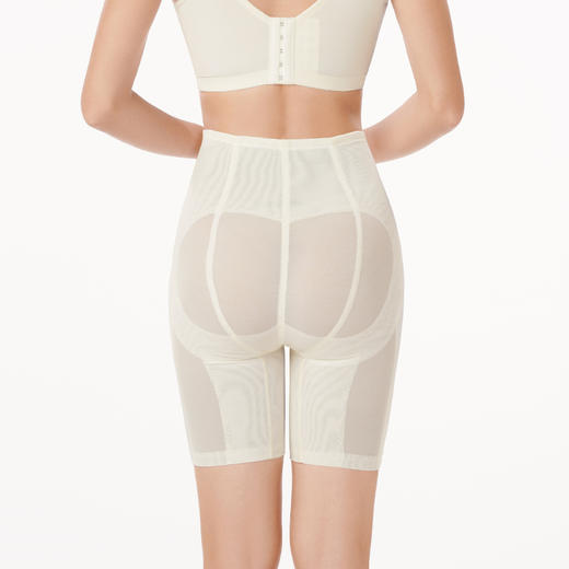 都市丽人美体纤塑强塑束裤女蕾丝+网纱塑身无平角束裤LT44B7 商品图3