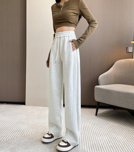 优选丨新款窄版镰刀裤卫裤 垂感直筒阔腿裤（4-304） 商品图2