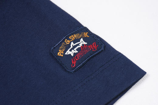 鲨鱼 山脉与鲨鱼印花 纯棉 圆领短袖T恤 PSS159 商品图9