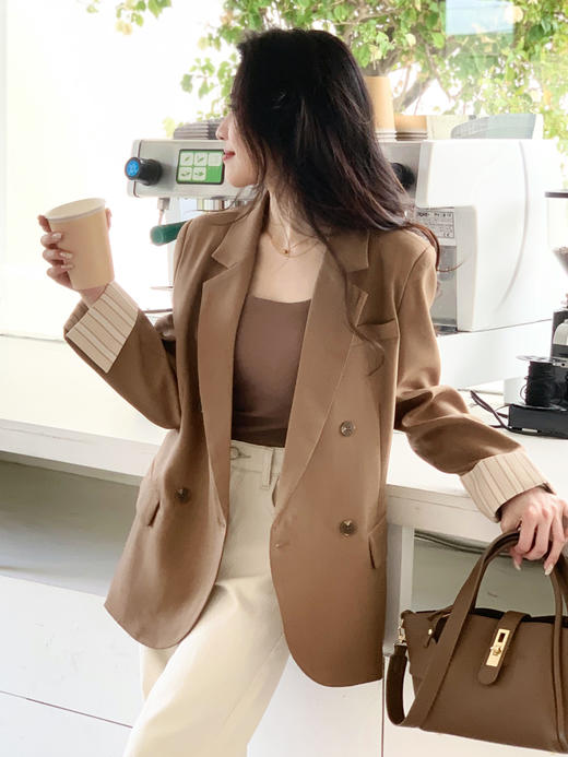 【百图lulu定制】【法式背心】遮副乳  高弹自带胸垫   领口防滑条  U领吊带背心 商品图7