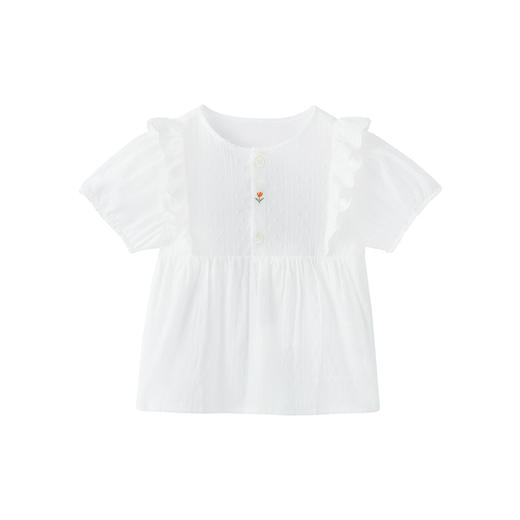 【商场同款】英氏短袖上衣纯棉夏季儿童T恤女童衣服透气新款 商品图4