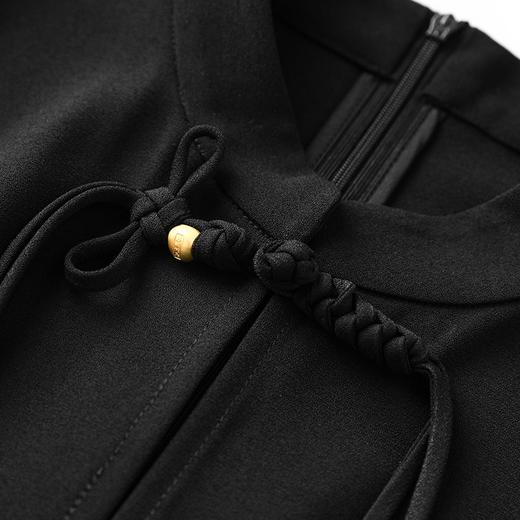 收腰显瘦，新中式高质量质感复古精致连衣裙WLZD-2405109 商品图2