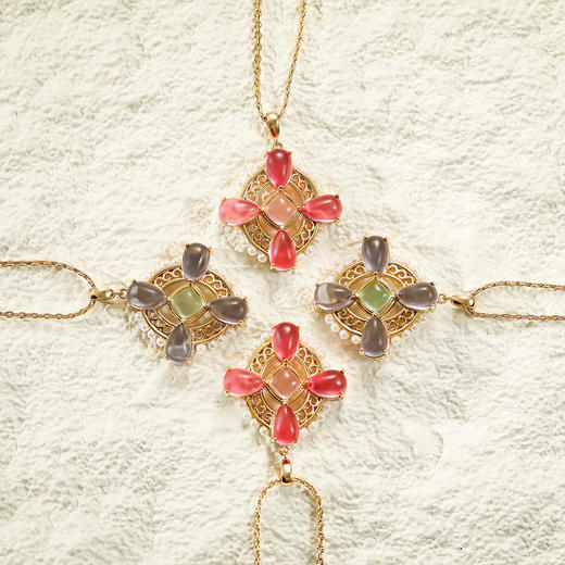 Rococo洛可可系列｜安娜公主粉色吊坠 商品图5