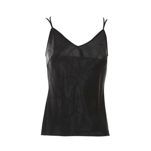 EITIE爱特爱夏季新款纯色v领百搭显瘦吊带内搭小背心7413101 商品图6