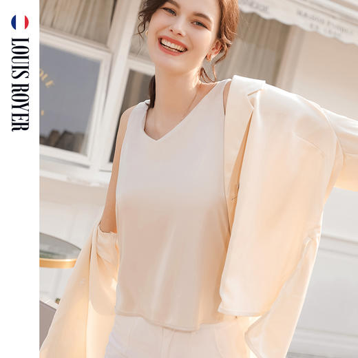 【吊带界天花板！】法国 利蜂/LOUIS ROYER “丝滑云朵”珠光吊带 商品图2