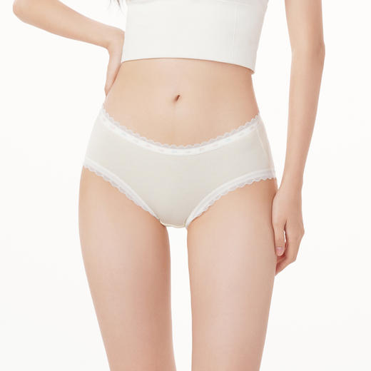 都市丽人基础系列舒肤棉内裤女超爽棉纯棉女士内裤低腰平角内裤LK45D9 商品图1