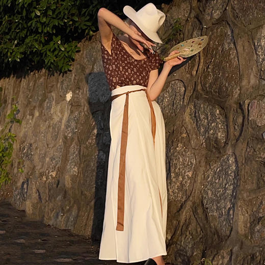 裁缝学苑AS206 汉服直领大襟唐背子纸样半身裙套装样板打版裁剪图 商品图1