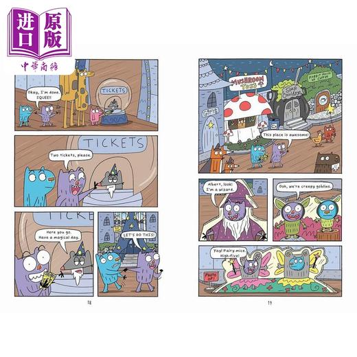 【中商原版】桥梁漫画 考拉袋熊冒险记 1Go To WizardS Wharf 英文原版 儿童图画图像小说 漫画故事读物 精装进口 6-9岁 商品图3