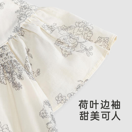 [商场同款]英氏童装哈衣新生儿纯棉连体衣夏季透气新款 商品图2