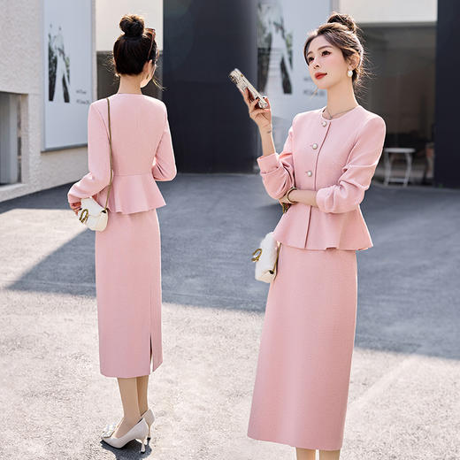 法式优雅，套裙女春季新款女装时尚气质小香风两件套HR-GJC9207 商品图2