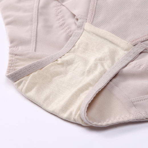 都市丽人美体纤塑中塑束裤女蕾丝+网纱塑身无平角束裤LT42A6 商品图9