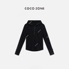 COCO ZONE2024国风半开襟连帽袖口设计感时尚长袖T恤CC1A0382 商品缩略图1
