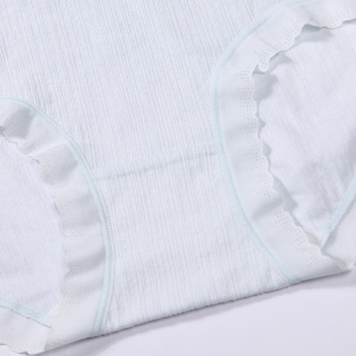 都市丽人健康系列舒肤棉内裤女人棉提花纯棉女士内裤中腰平角内裤LK45E2 商品图7