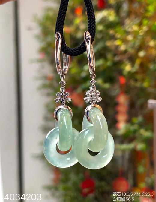 高冰木那双环耳坠   62999【4034203】 商品图7