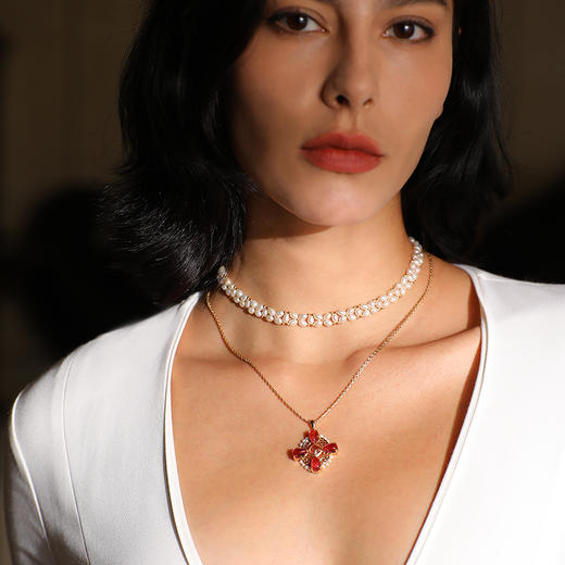 Rococo洛可可系列｜安娜公主粉色吊坠 商品图3