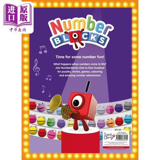 【中商原版】Numberblocks Annual 2024 数字积木字母积木动画年鉴2024 英文原版 儿童早教认知游戏书 买就赠学乐珍藏版鹅妈妈 商品图4