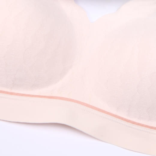 都市丽人快乐妈咪孕哺内衣女蕾丝随意裁文胸无尺码3/4杯薄款无钢圈三排扣LB42L3 商品图5