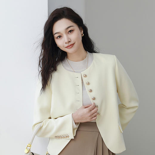 火桐hooton 法式圆领小香西装288388 商品图8