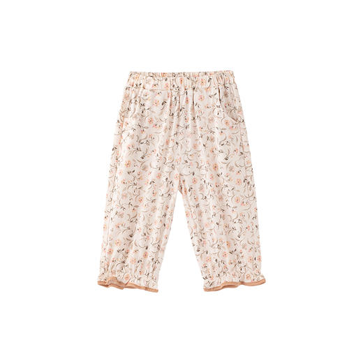 【商场同款】英氏儿童裤子夏季纯棉防蚊裤女童户外休闲裤新款 商品图4