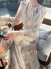 BeQueenStory【晴空鸢尾】重工印花炫彩钻烫银气质优雅复古连衣裙 商品缩略图9