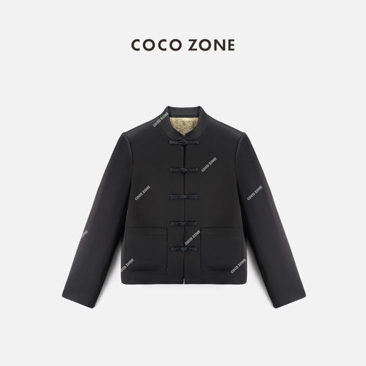 COCO ZONE2024传统立领新中式复古国潮儒雅气质外套24C10240 商品图0