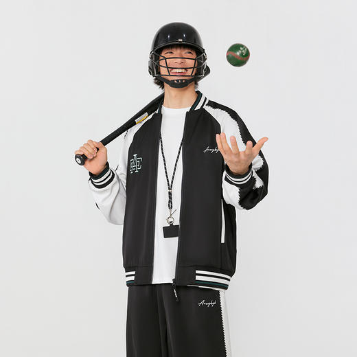 【YKYB黄子韬同款】YKYB潮流拼色棒球服中性2025夏新款高级感夹克外套 商品图1