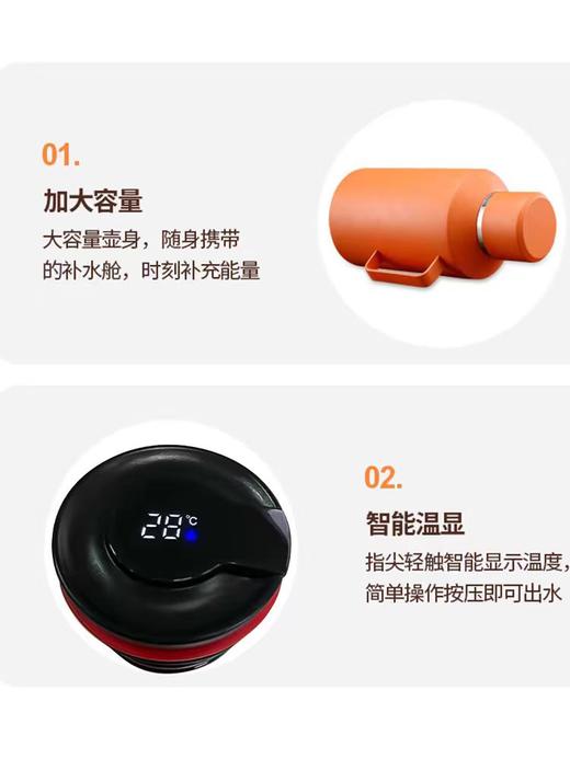 优雅叶一乐 大容量2L保温茶壶便携旅行焖茶壶 商品图4