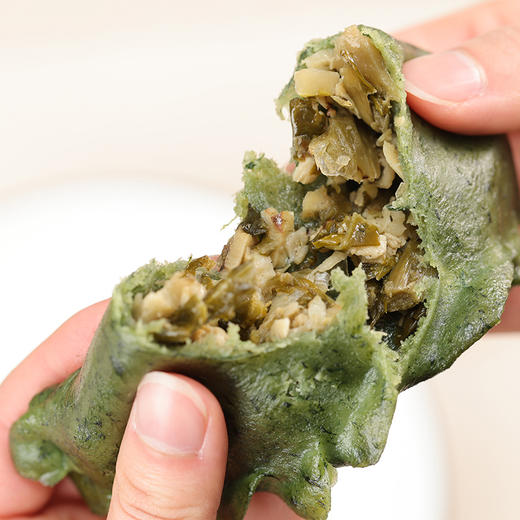 雪菜春笋艾饺 鲜香上市 春天的味道 商品图4