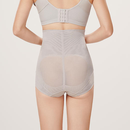 都市丽人美体纤塑中塑束裤女蕾丝+网纱塑身无平角束裤LT42A6 商品图3