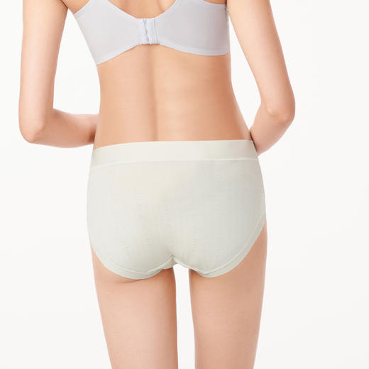 都市丽人功能系列孕妇内裤女人棉提花女士内裤低腰三角内裤LK47A2 商品图3