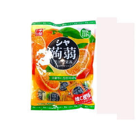 500g本垒蒟蒻橙味果冻