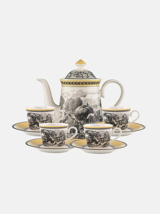 【VilleroyBoch 德国唯宝】下午茶壶欧式对杯咖啡陶瓷奥顿情侣新婚礼物 商品图2