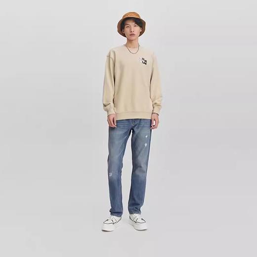 Lee商场同款舒适版男女同款长袖圆领卫衣LUT009102204177A03034 商品图1