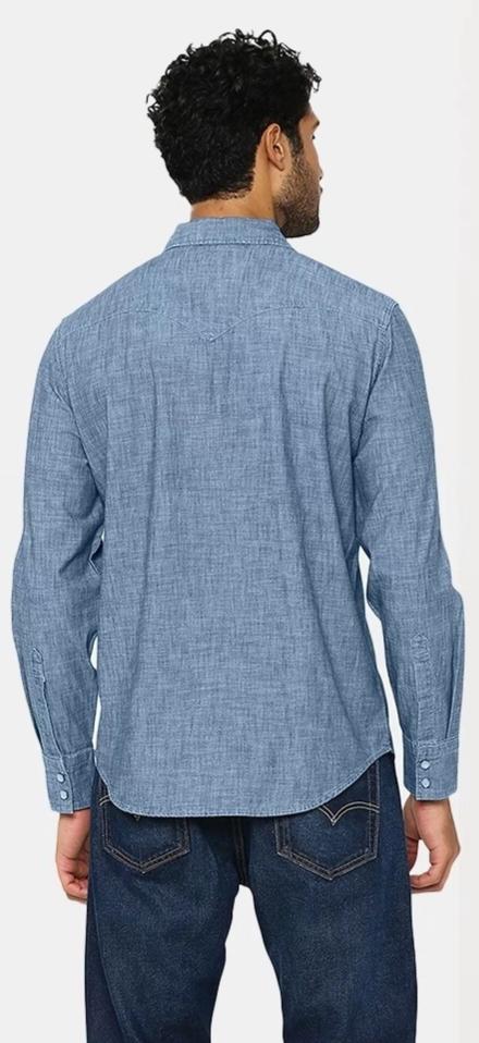 【云粉节】【新品】6楼 李维斯25新款男士牛仔衬衫 857440047 吊牌价549 商品图1