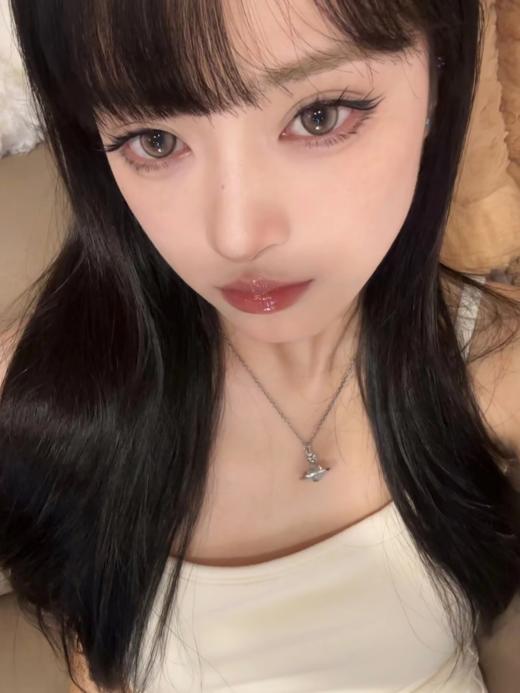 Ginomii半年抛 脏脏包/蜂蜜烧 蓝莓黑/日光棕 14.2mm 含硅水凝胶 商品图2