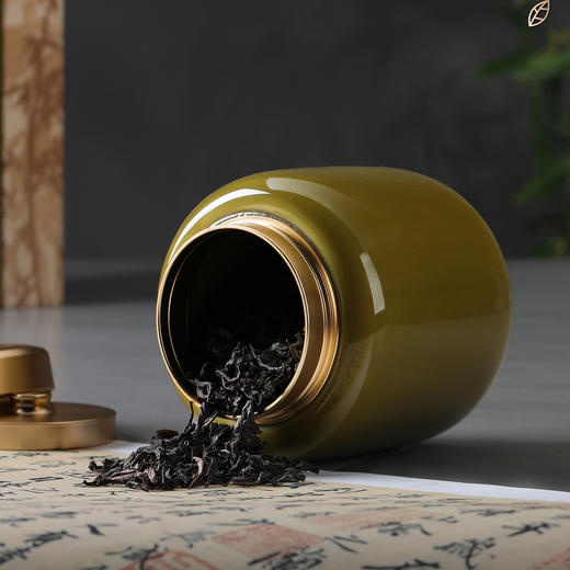 竹影【蜜蜡.小号龙泉青瓷双罐】150元1套.整箱6套 商品图2