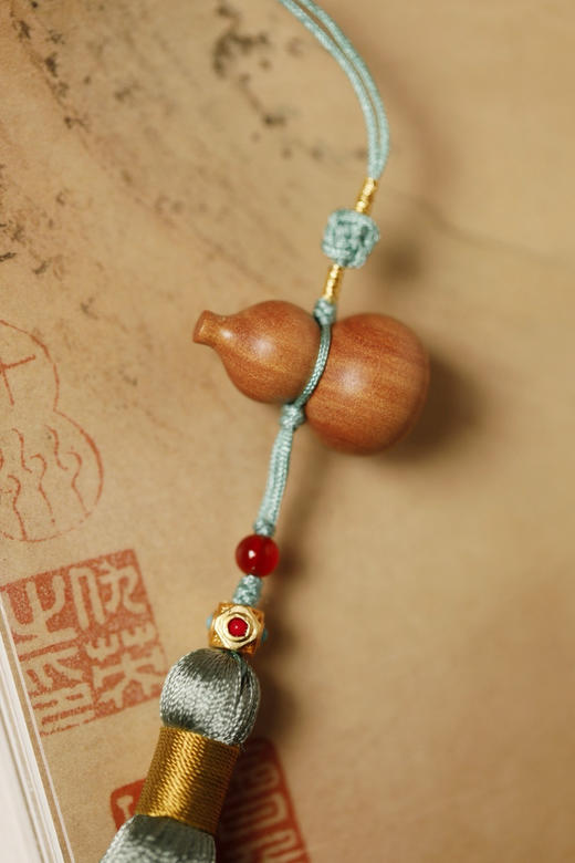 【青山特惠】精品老山檀香【福禄】挂件车挂 s80 商品图4