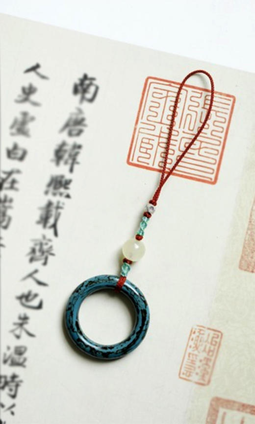 大漆平安环°挂件（颜色随机） 商品图0