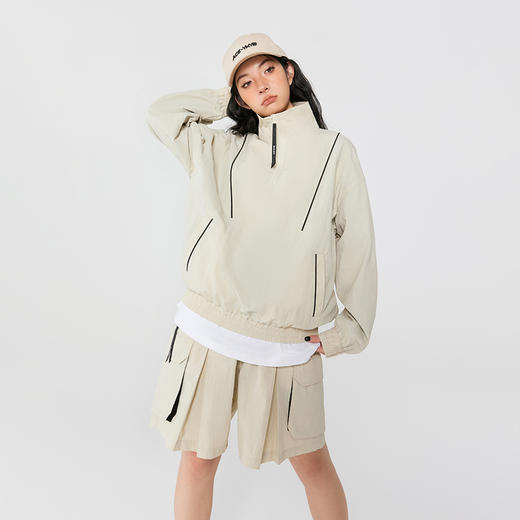 YKYB时尚简约运动套装中性2025春新款立体廓形设计宽松休闲两件套 商品图0