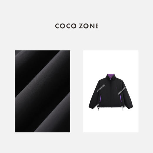 COCO ZONE经典撞色登山夹克外套下摆松紧抽绳上衣24C10224 商品图2