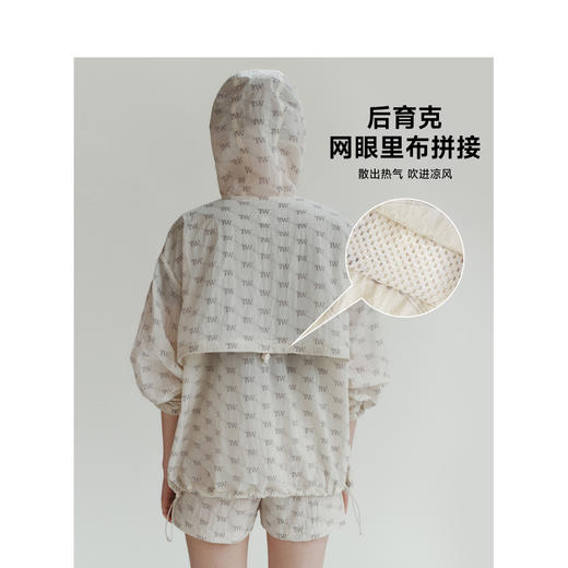 TeenieWeenie小熊字母连帽外套女夏季外套TTJJ246416I 商品图4